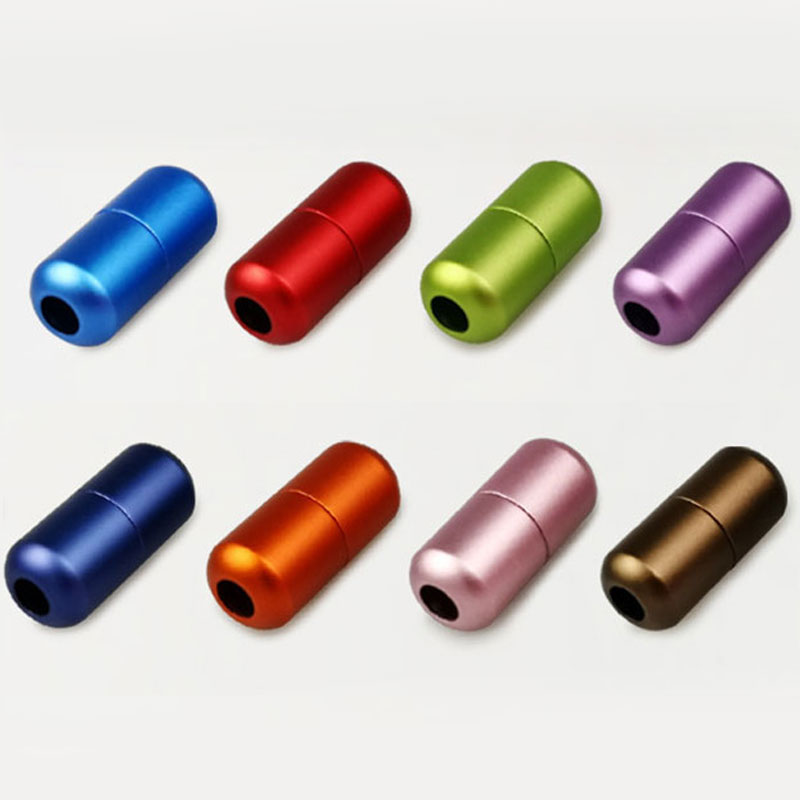 Cierre de hebilla de Metal de colores, capsulas de encaje sin enganche rápido, cordón de zapato perezoso, hebilla de aluminio, No necesita hebilla de lazo, 1 par