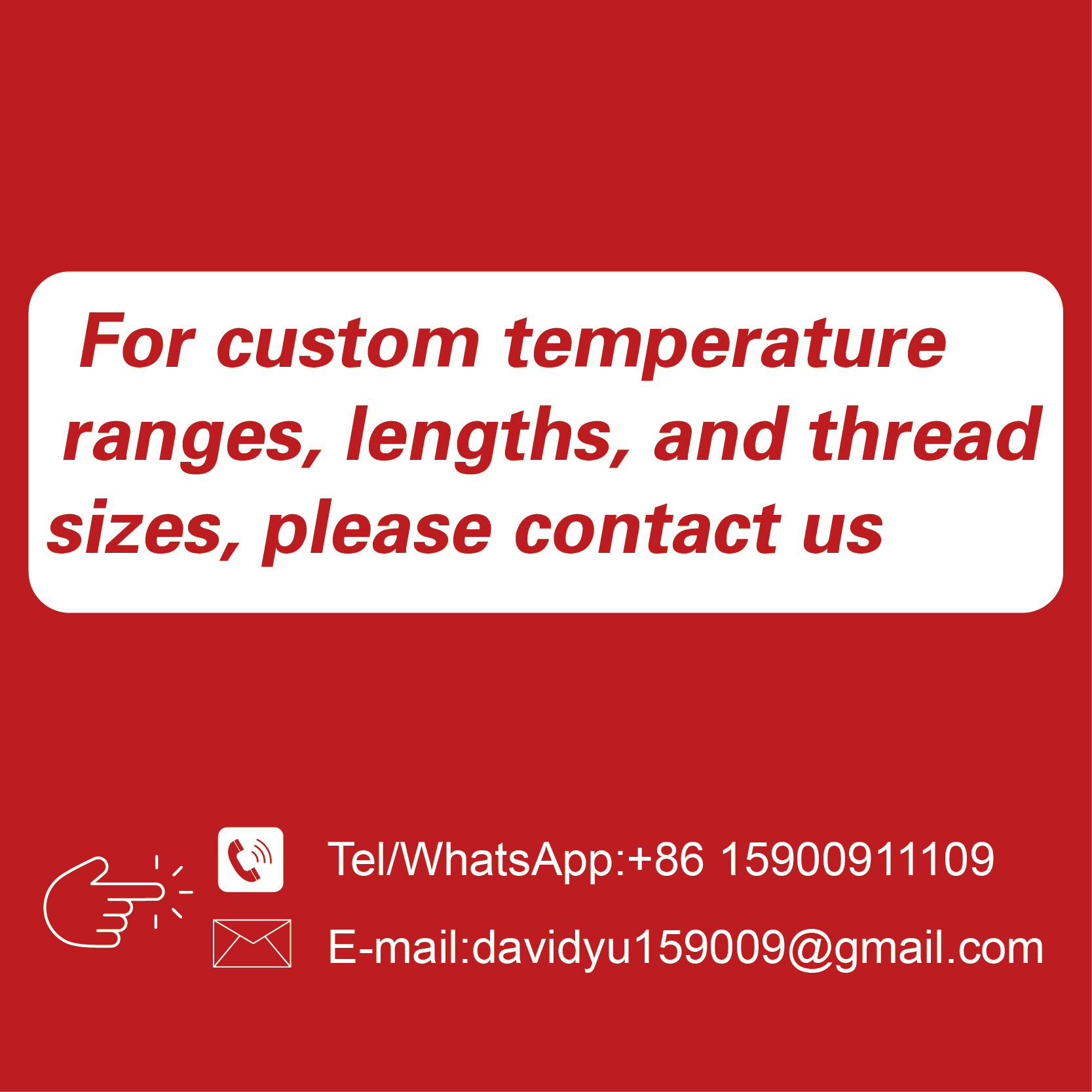 LCD-110 Digital Bimetallic Thermometer LCD Display Industrial High Precision Water Temperature Gauge Stainless Steel Sensor