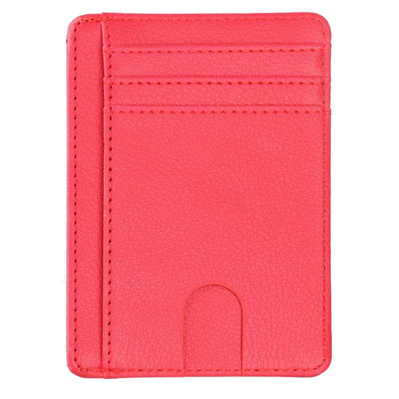 Ultra Slim RFID Blocking Minimalist Wallet Business Card Cover Case Super Thin Men Leather Bank ID Credit Card Holders