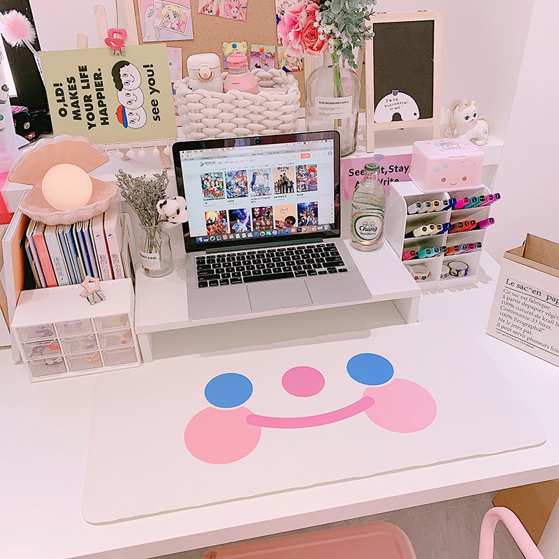 Simple wooden desktop office computer monitor Heightening Shelf display base stand holder desktop storage box organizer rack