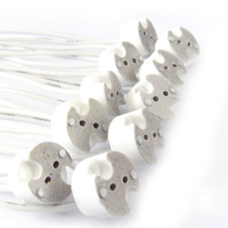 MR16 MR11 Holder G5.3 Ceramic Lamp Base Socket LED Halogen Light lamp holder with Wire Connector 10pcs