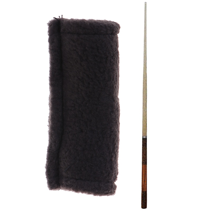 Poolbiljart accessoires snookerkeuen stok schoonmaken onderhoud poetsmiddel hoes doek polijst keu stang poetsdoek