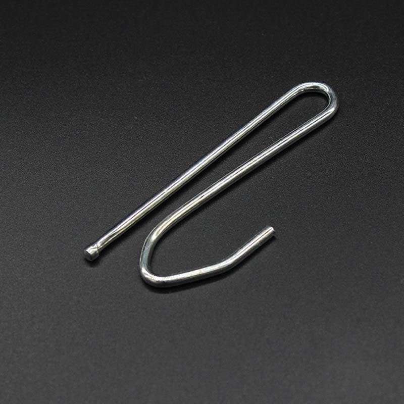 Stainless Metal Hook Curtains Accessories Shower Curtains Hooks Cloth Hooks For Window Curtains Hook Shower Curtain Rings Hooks: MULTI / 103-190cm