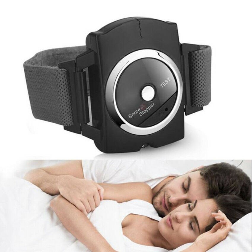 Snore Blocker Stopper Infrared Stop Snoring Wristband Help Sleeplessness For Health Care Tools Anti Snoring