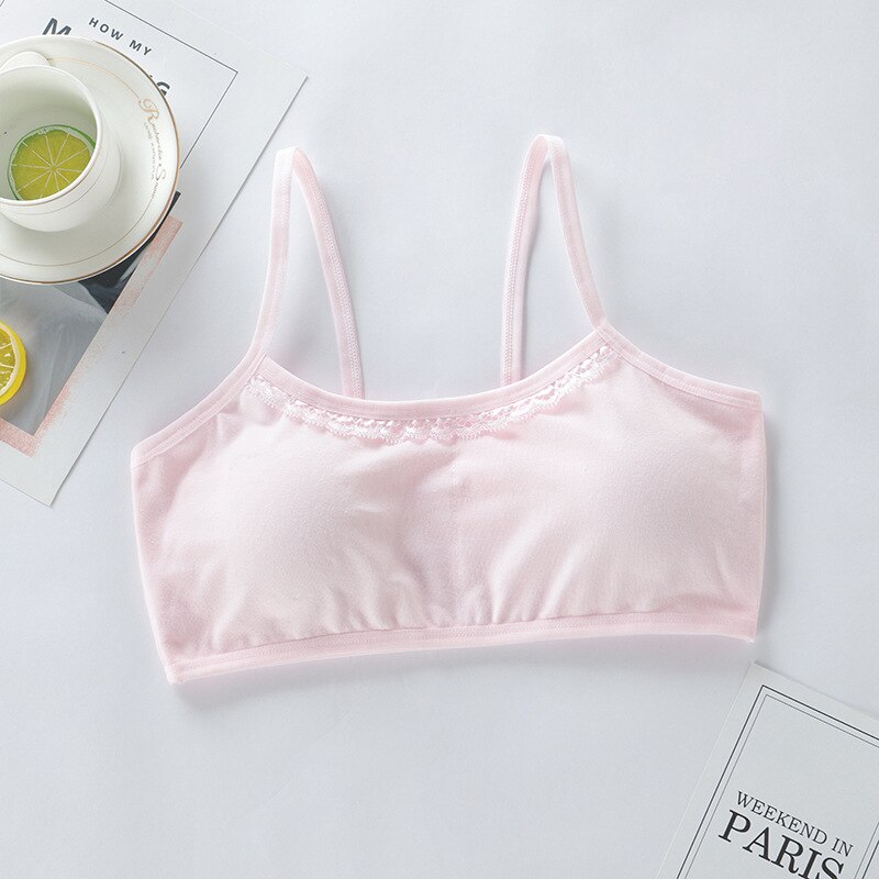 3 Stks/partij Beha Voor Tiener Meisje Opleiding Beha Katoen Sport Bh Voor Meisjes Padded Beha Top Voor School Student Beha meisje Tiener 12