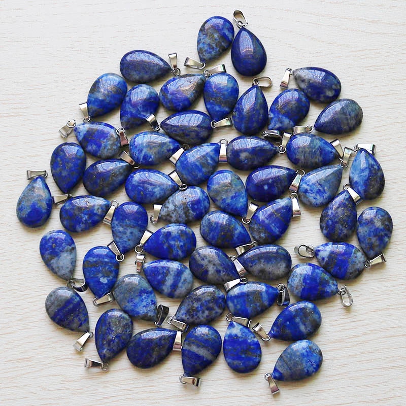 Reize natürliche lapis Lazuli stein warter Träne perlen anhänger für schmuck machen anhänger freies