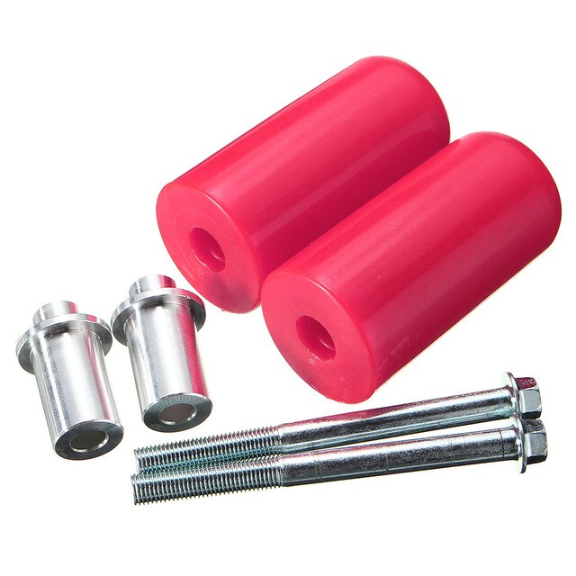 Motorcykel universal 10mm ram glidare anti crash pad fallskydd för yamaha honda suzuki hondaaccessories: Rosa