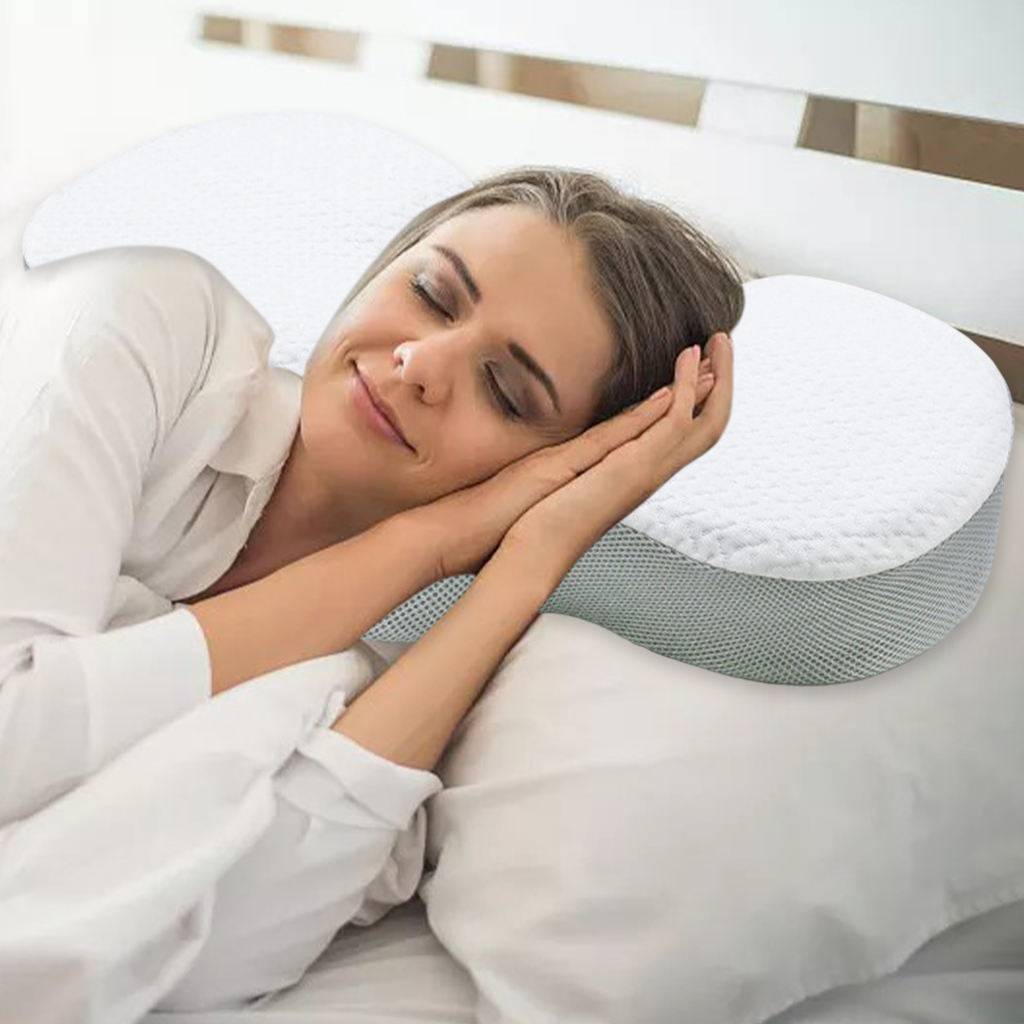 Memory Foam Cervical Pillow Comfortable Soft Neck Contour Bed Sleeping Pillows Pad for Neck Shoulder Support