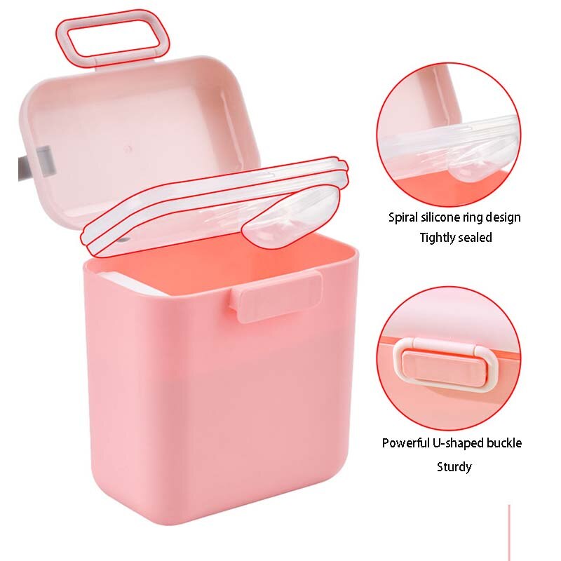 Baby Milk Powder Container Portable Baby Food Storage Box Essential Cereal Infant Milk Powder Box Toddle Snacks Container
