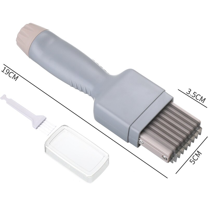 Squid Flower Knife Squid Cutting Knife Pig Skin Chicken Gizzard Knife With Adjustable Depth Cut Kidney Flower Magic Knife 1 Set: GREY 01