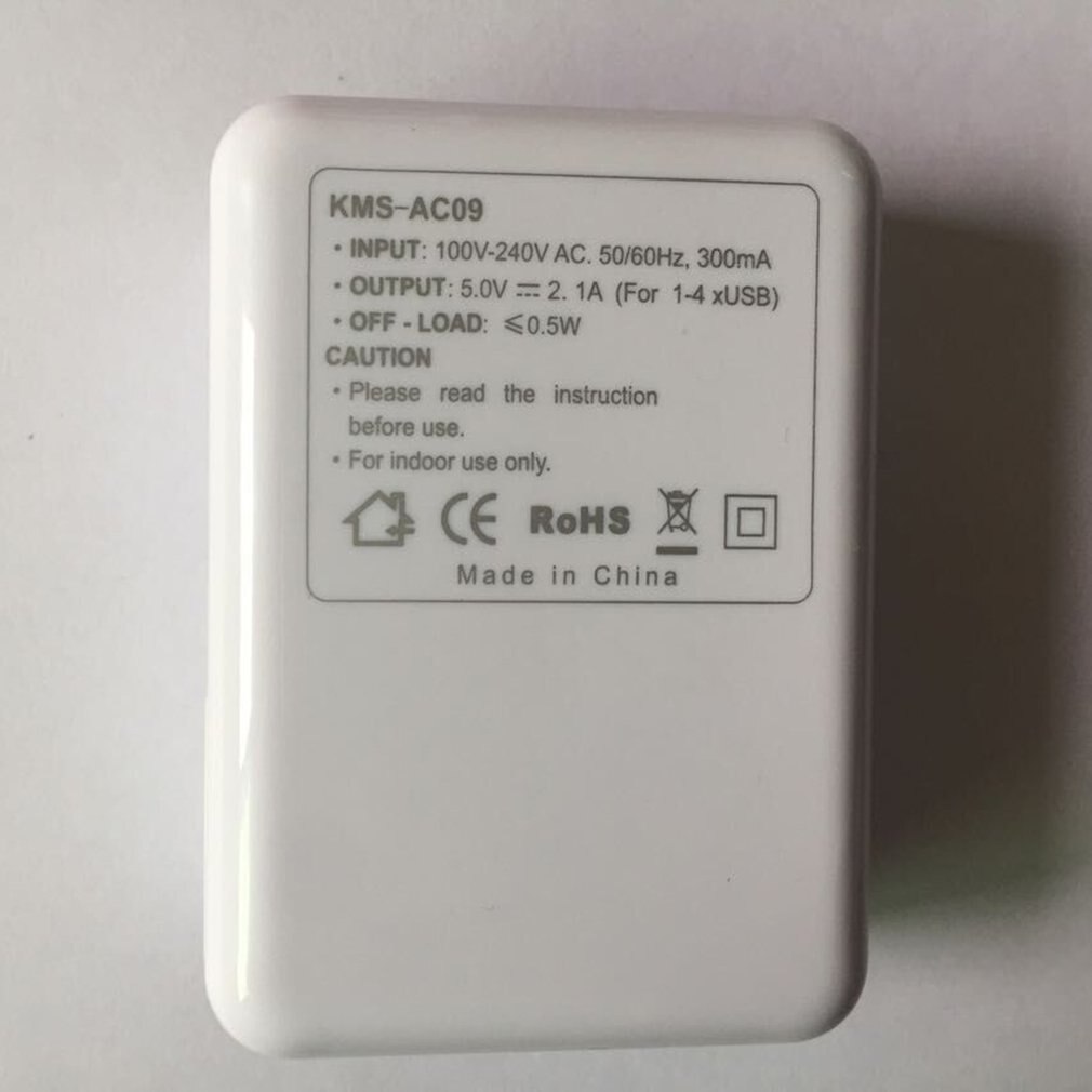 Durable 4 Port USB Mobile Phone Charger Smart Phone Wall Charger Fast Charging Device With UK EU US AU Plug