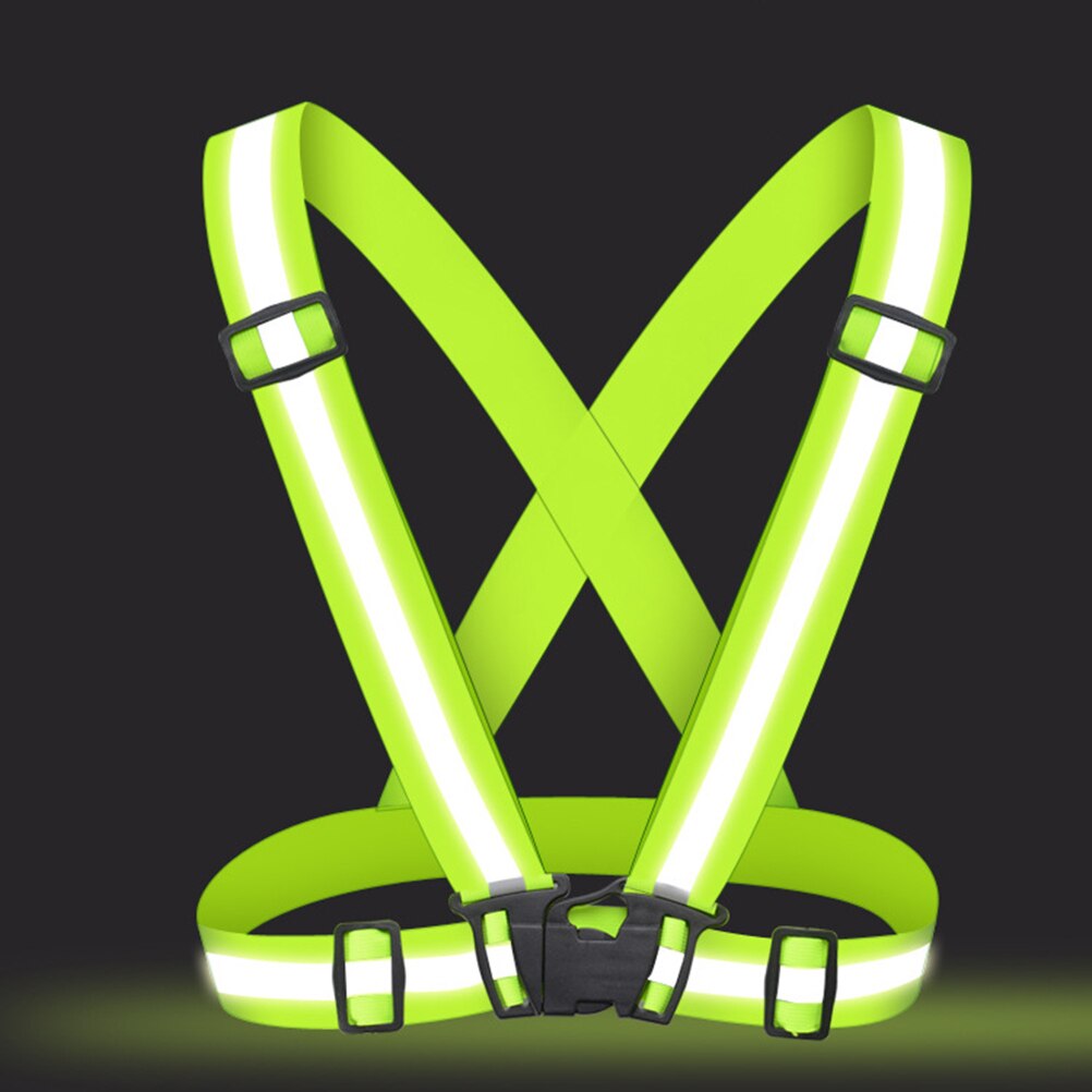 2PCS Elastic Adjustable Multi-function Security High Safety Vest for Outdoor Activity