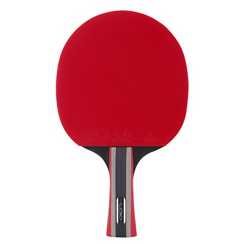 LOKI 3 Star Carbon Tube Tech Table Tennis Racket Training PingPong Bat Ping Pong Paddle with Bag: Long handle