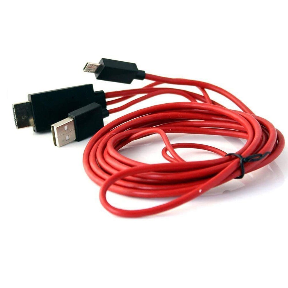 1080/720P TV HDMI AV Adapter Cable Cord Mirror Casting for Samsung s4/s3/s5 Smart Phone