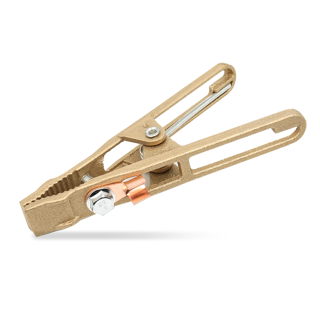 Messing Lassen Grond Klem Een Vorm Vaststelling Aarde Clip Houder Hoge Geleidbaarheid Professionele 260A Vervangen Soldeer Apparaat Lijn