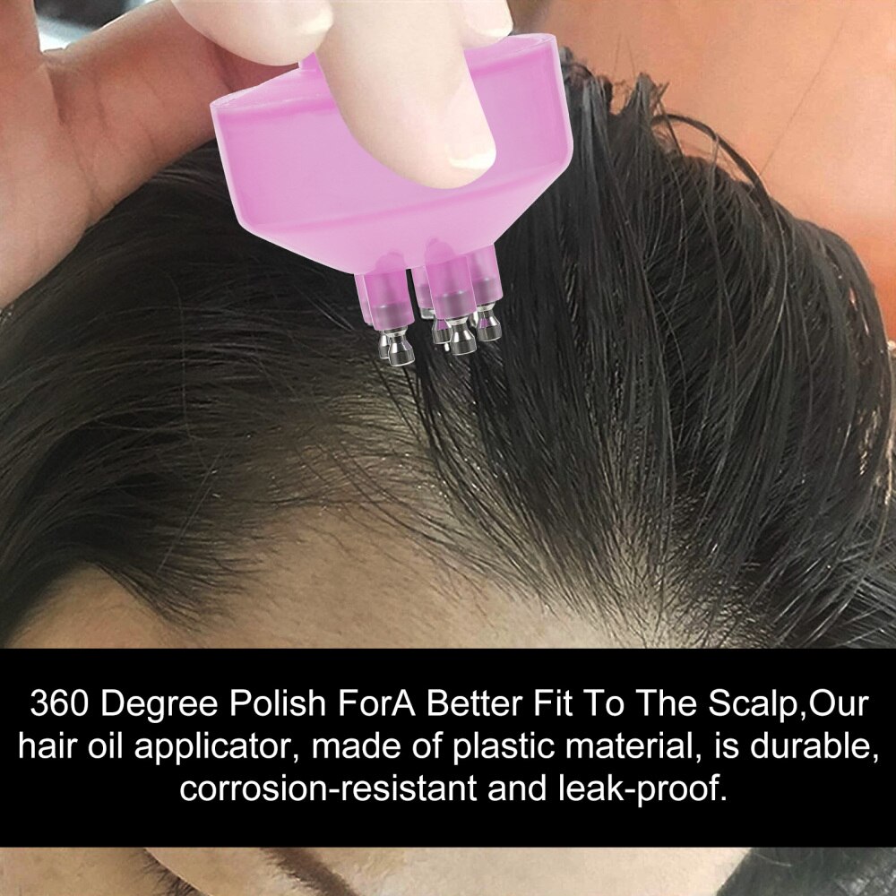 1 Set Empty Bottle Applicator Dropper Applicator Bottle for Hair Care