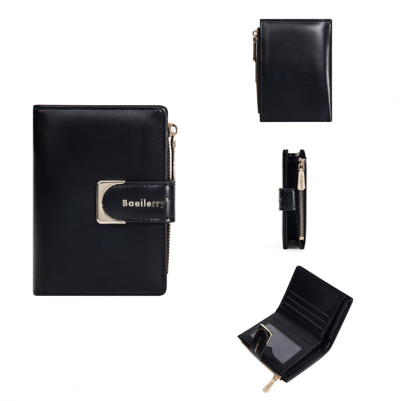 Damen-Geldbörse aus Leder, Damen-Geldbörsen, Kartenhalter, faltbar, tragbar, Damen-Geldbörsen