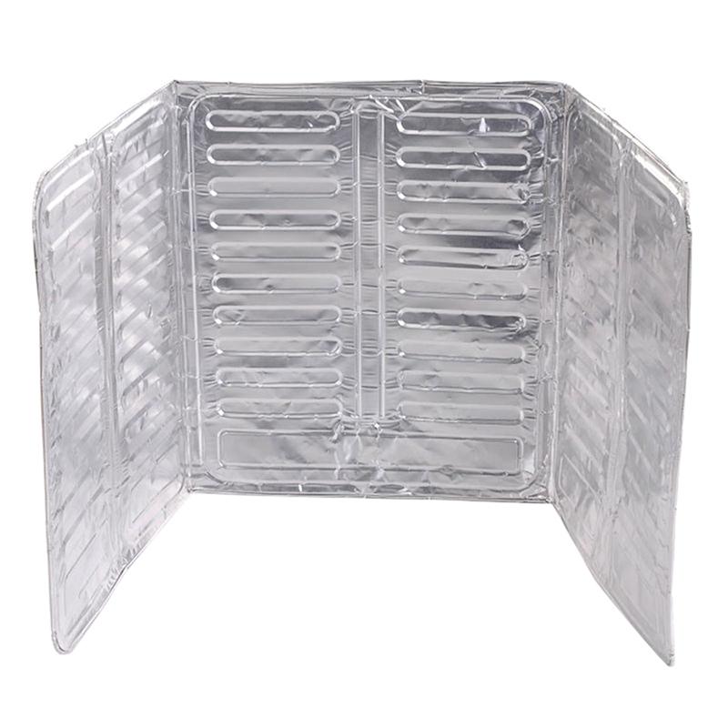 Kitchen Cooker Plate Deflector Plate Fat Splash Kitchen Gadget Proof Sheet Insulation Cook Baffle Plate Aluminum Insula V2B1