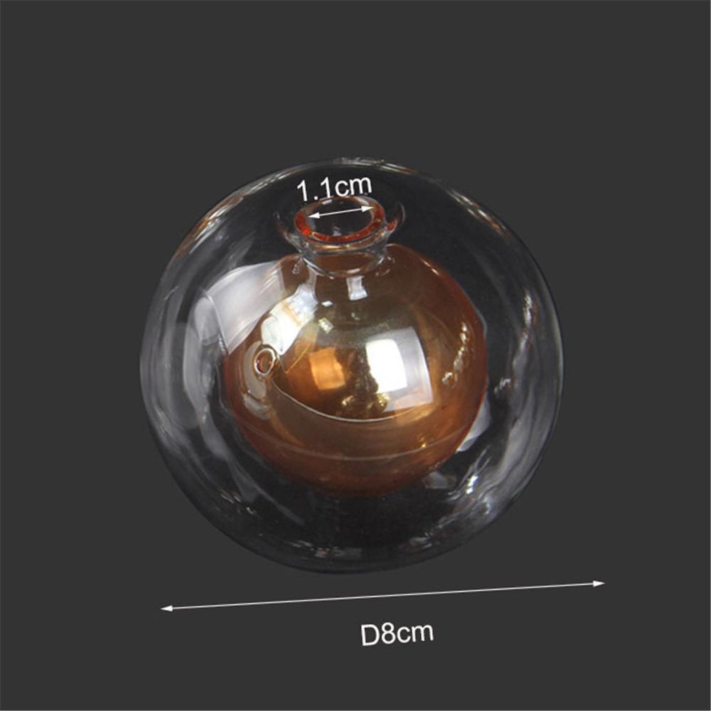 Abat-jour en verre Globe blanc clair pour ampoules G4 D8cm D10cm remplacement de l'abat-jour pour Lustre suspension lampe Lustre accessoires pièces: clear chase D8cm