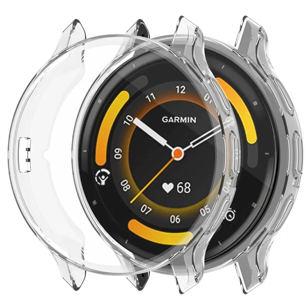 Displayschutzfolie für Garmin Venu 3/3S, weiche TPU-Abdeckung, kratzfest, Rundum-Stoßstange, Smartwatch-Schutzhülle