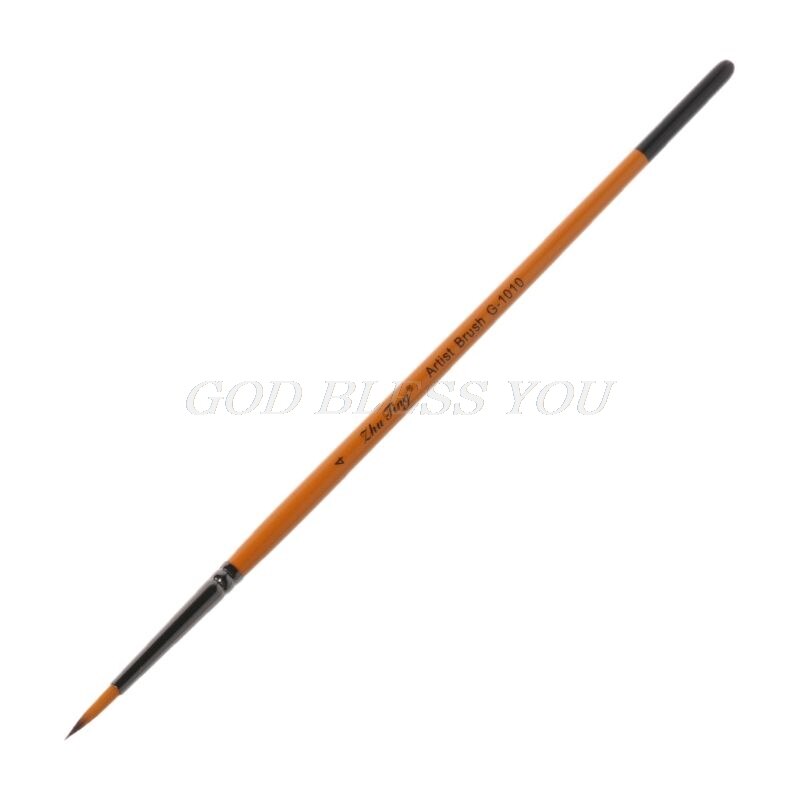 Bolígrafo muy fino pintado a mano, suministros de arte, punta de punto de dibujo, pincel de Nylon para acuarela, pintura al óleo de acrílico, artesanía,: 4