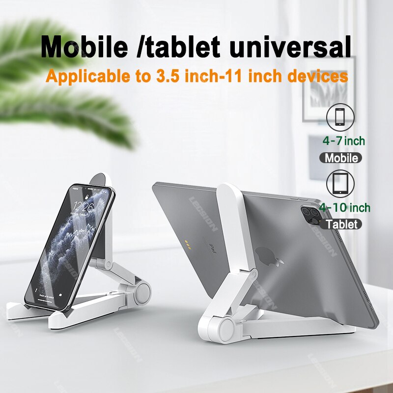 Suporte dobrável de celular para tablets, base universal para ipad e samsung, huawei, xiaomi, iphone, ipad 9.7 e mini air