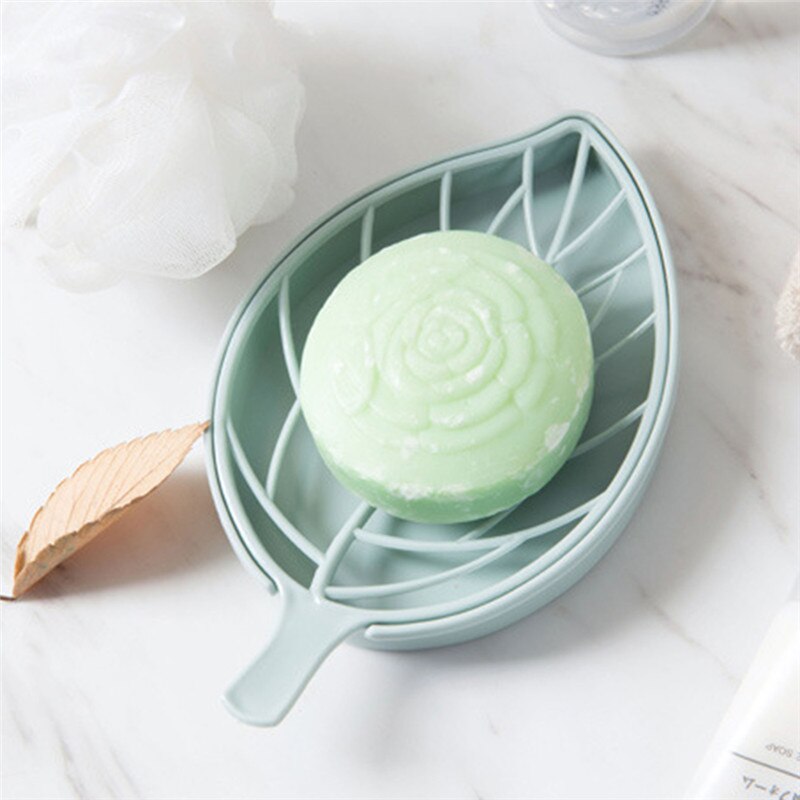 Kształt liścia mydelniczka antypoślizgowa mydelniczka prysznic toaletowy taca stojąca suszarka gadżety łazienkowe mydelniczka tacka