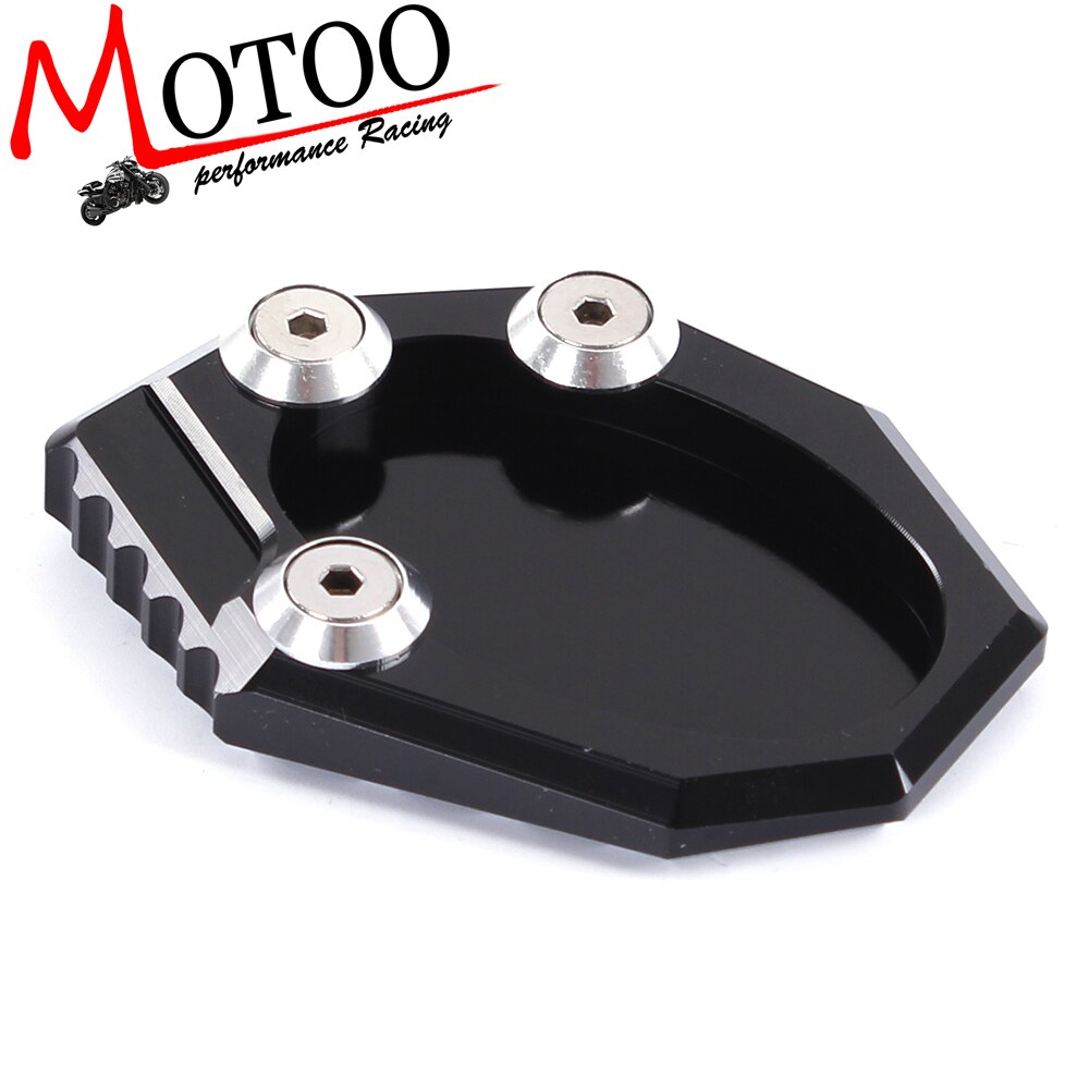 Extension de béquille de plaque d'élargissement de support latéral de moto en aluminium de Motoo-CNC pour KAWASAKI z900