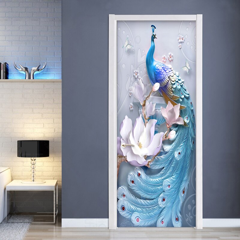 Autocollant Mural Style Portail Musulman Doré - Lot De 2 Pièces | Décoration Intérieure