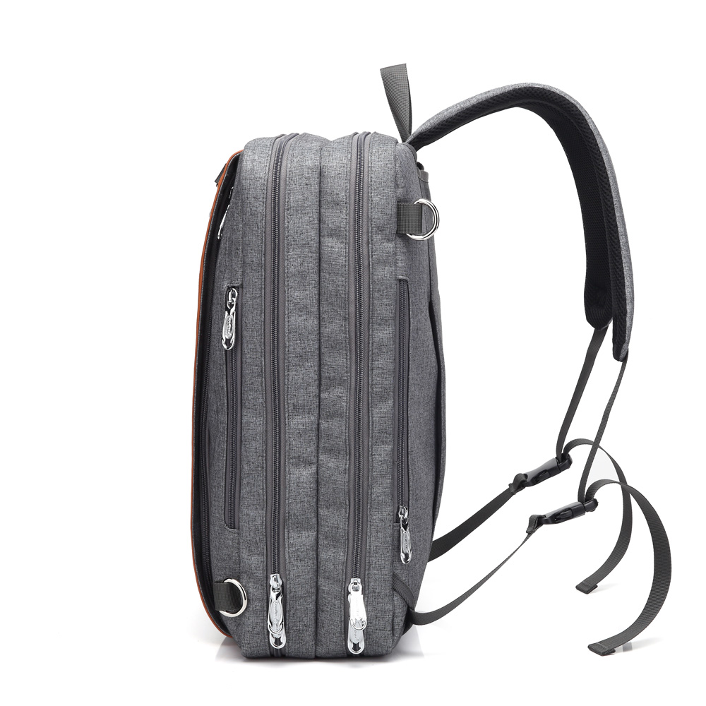 Mochila portátil Convertible COOLBELL de 17,3 pulgadas, mochila multifuncional de gran capacidad para estudiantes, mochila de viaje de negocios