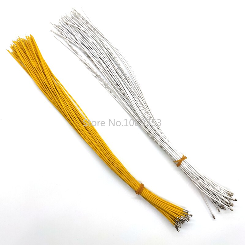 50PCS XH2.54 Connector Terminal Wire Electronic Wire Single Head with Terminal 10cm 20cm 30cm Without Housing