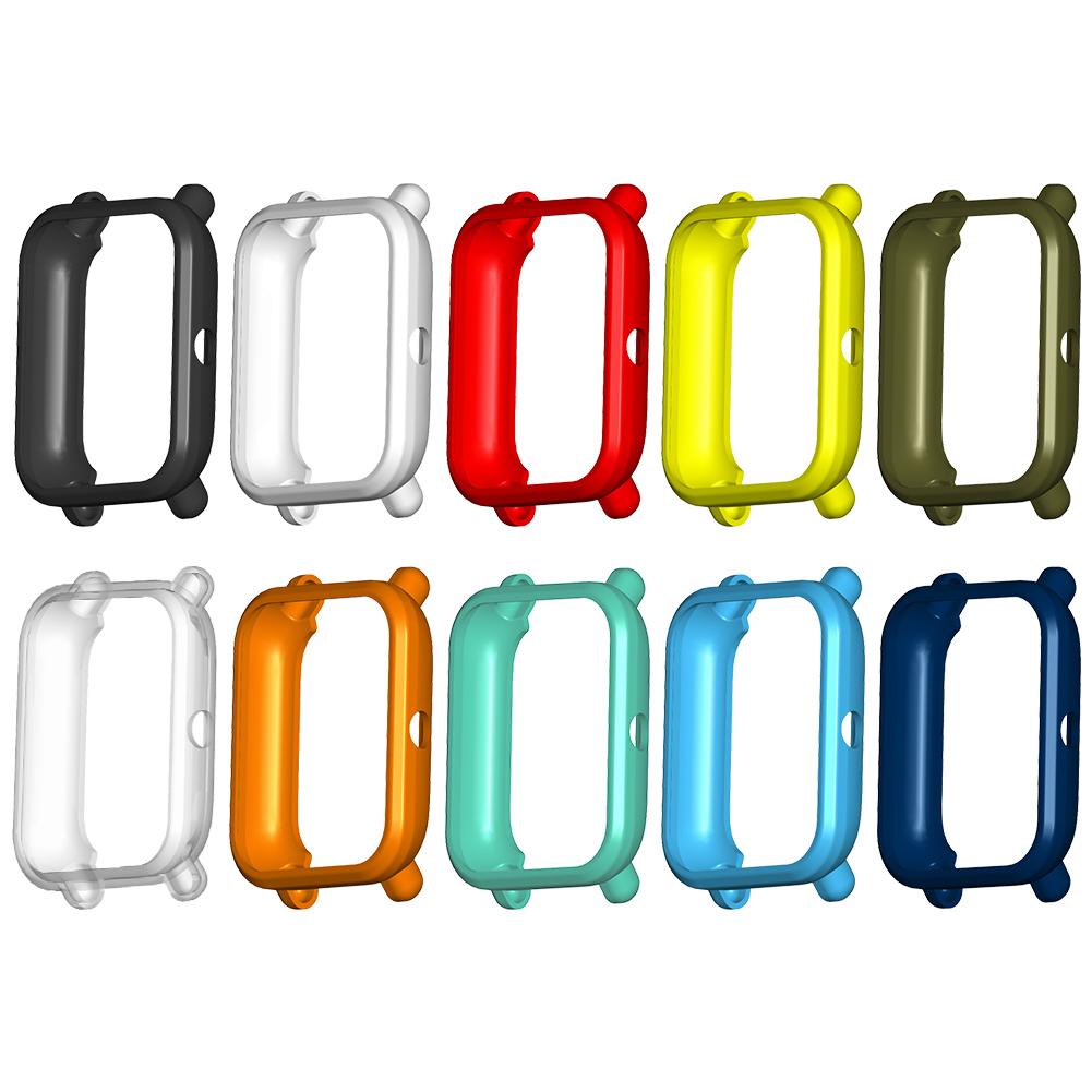 Weiche TPU Fall Abdeckung Schützen Shell Für Huami Amazfit Bip S Smart Uhr Abdeckung Schutz Fall Zubehör Silikon Protector
