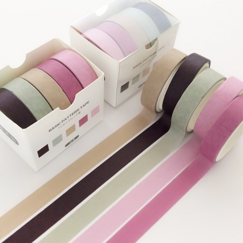 5 st/set washi tape galler maskeringstejp rosa brevpapper kawaii scrapbooking cinta adhesiva decorativa washitape papelaria: 2