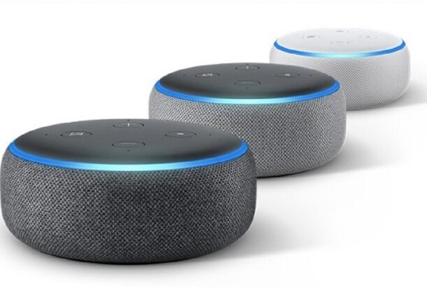 Smart Speaker Met Alexa-Houtskool De Beste Kleur Willekeurige Levering