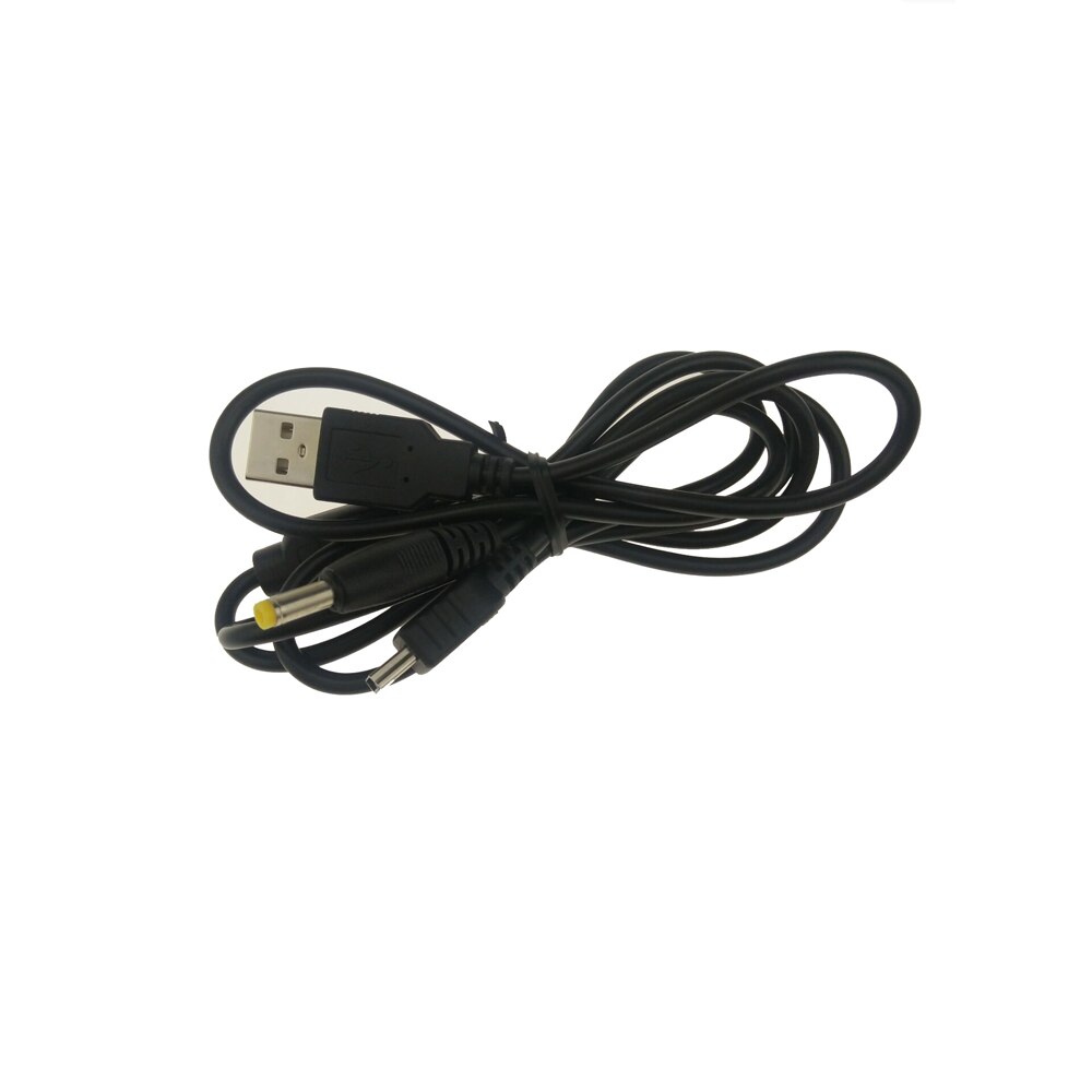 Cable de carga USB 2 en 1 para PSP, Cable de transferencia de datos de carga, Cable de alimentación para Sony PSP 2000, accesorio de juego de Cable de alimentación