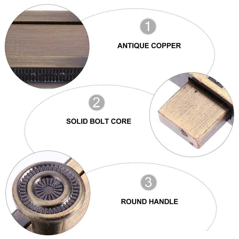 Door Lock Slide Bolt Alloy Door Bolts Latches Sliding Lock