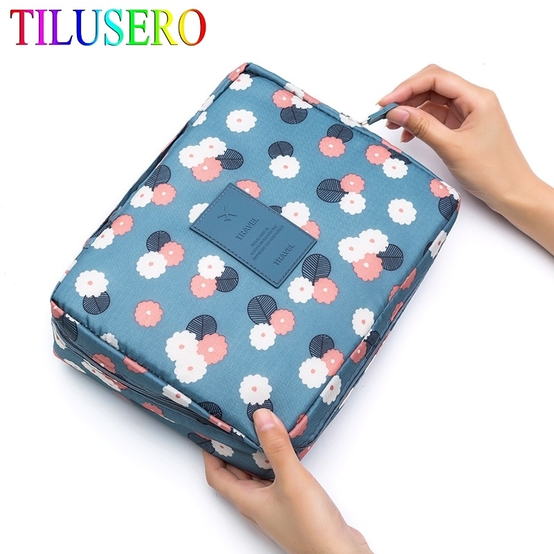 Waterproof Wash Bag Cosmetic Bag Multi-function Oxford Travel Storage Makeup Bag