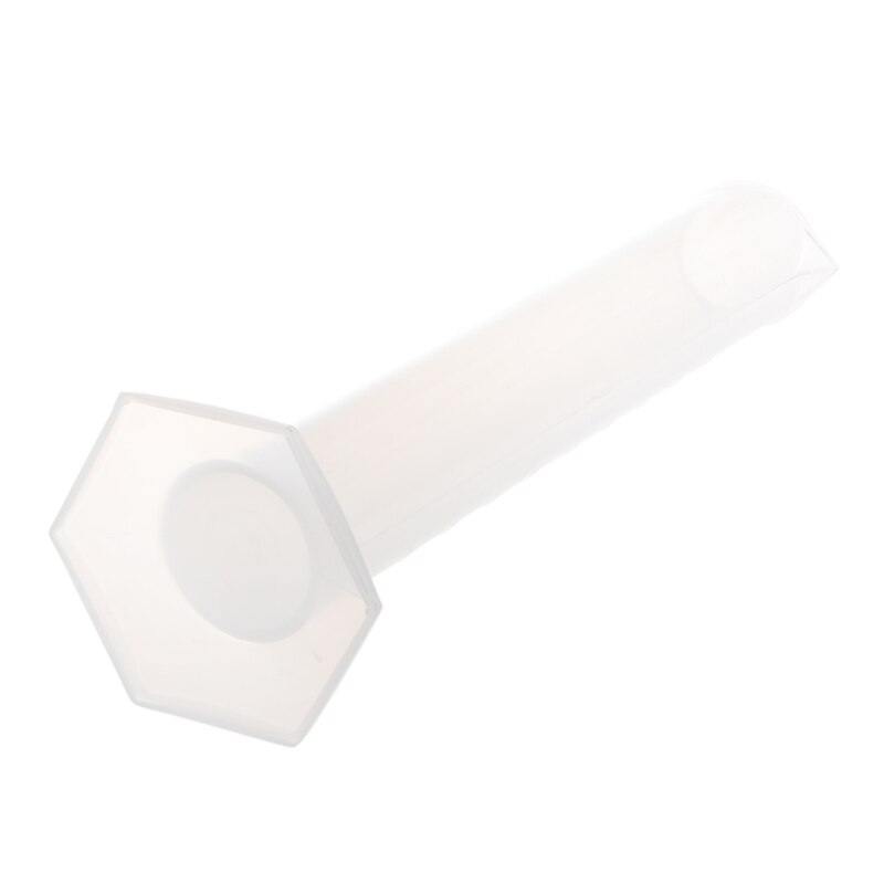 Lab Set 500mL Capacity Clear White Plastic Graduated Cylinder