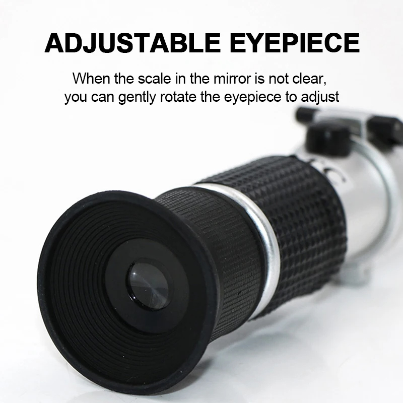 Antifreeze Coolant Refractometer for Automobile Antifreeze System Diesel Exhaust Fluid Battery Acid and Windshield Washer Fluid