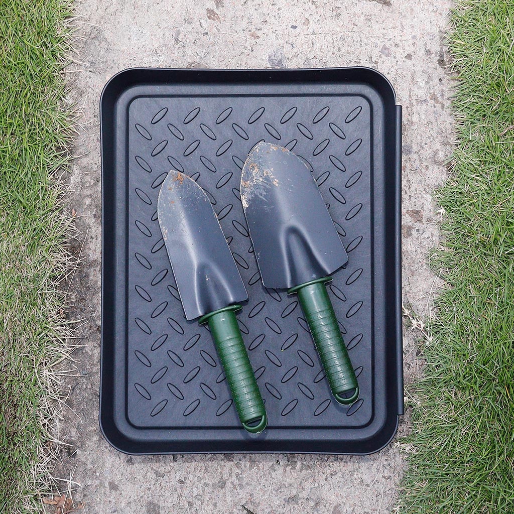 Multi-Purpose Garden Outdoor Boot Mat Tray Boot Mat And Tray for Floor Protectio Plastic Mud boots shoe plate Seasoning storage