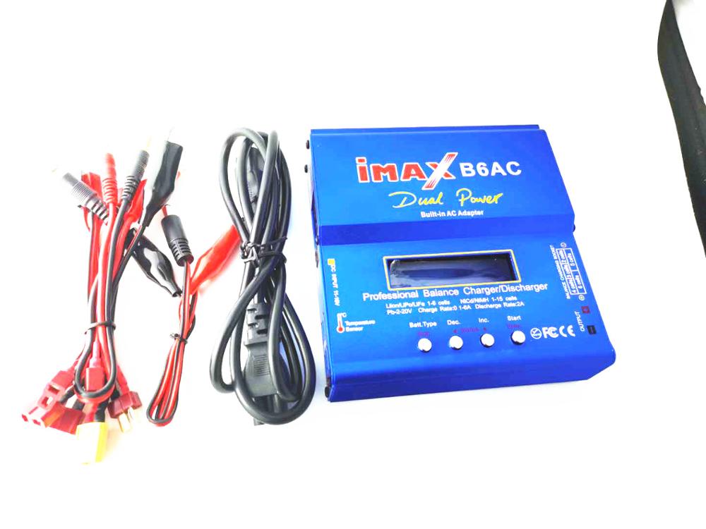 Htrc Imax B6 Ac 80W B6AC Rc Charger 6A Dual Channel Balans Lader Li-Ion Nimh Nicd Lipo Batterij Digitale lcd-scherm Ontlader