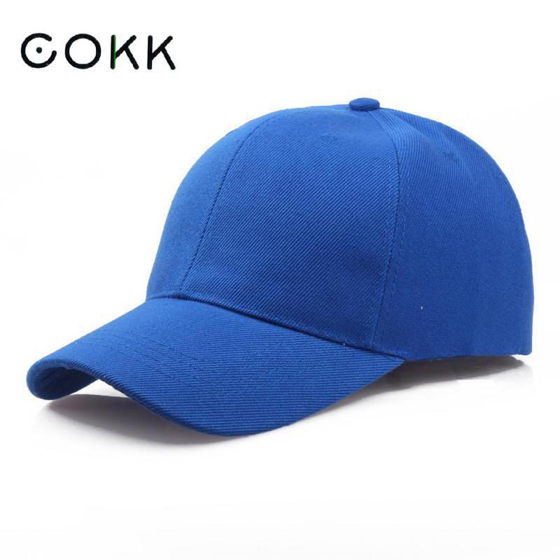 COKK Einfarbig Baseball Kappe Frauen männer Kappe Snapback Hüte Für Frauen Dad Hut Weibliche Schwarz Knochen Männlich günstige Gorras Lässige