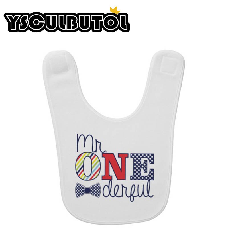 YSCULBUTOL Mr. EIN Baby Bib-Ersten Geburtstag Weiß lätzchen