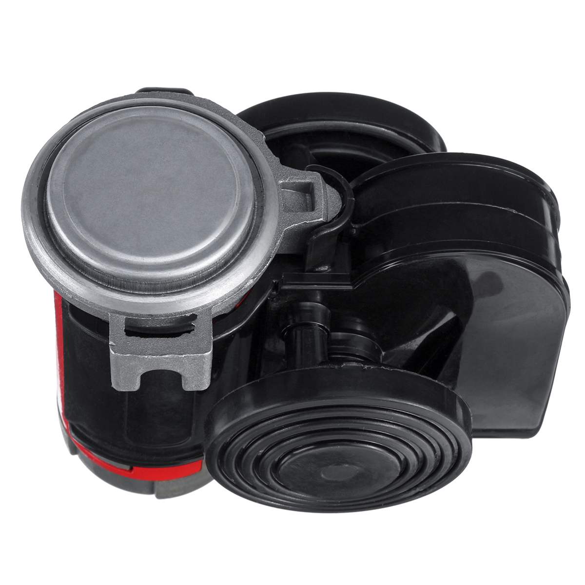 12V 250DB Auto Twin Dual Tone Compact Air Horns Kit Car Truck Lorry SUV RV Train Caravan Boat Twin Tone Super Loud