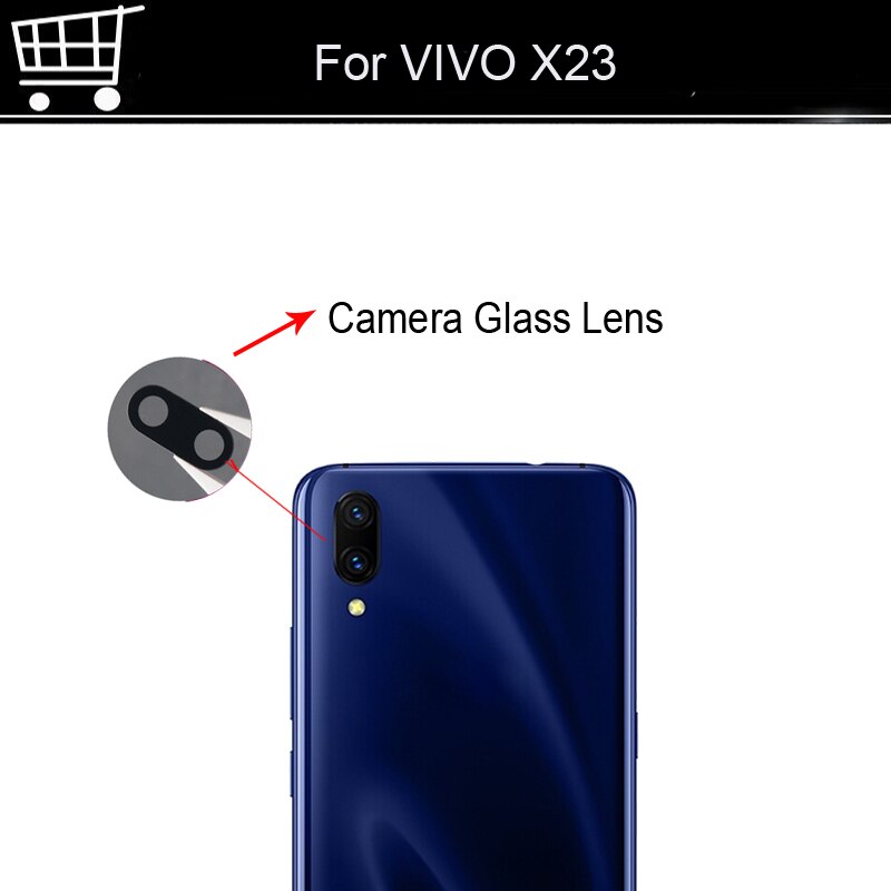 Voor Vivo X23 X23 Achter Terug Camera Glazen Lens Voor Vivo X 23 Reparatie Onderdelen Voor Vivo x23 Vervanging