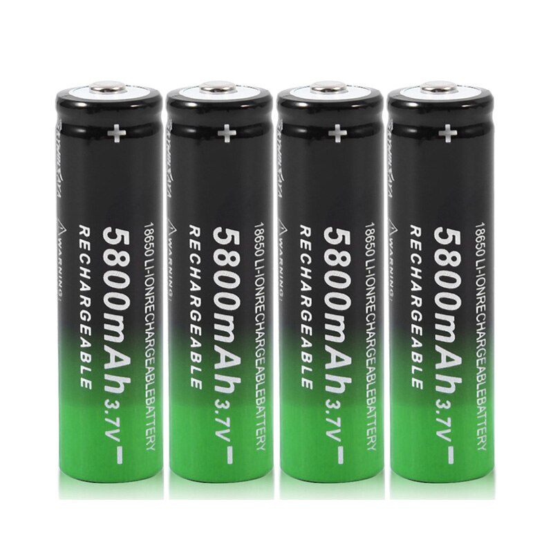 GTF 3,7 V 5800mah 18650 Batterie Li-Ion Akku LED Taschenlampe Notfall Beleuchtung Tragbare Geräte Werkzeuge