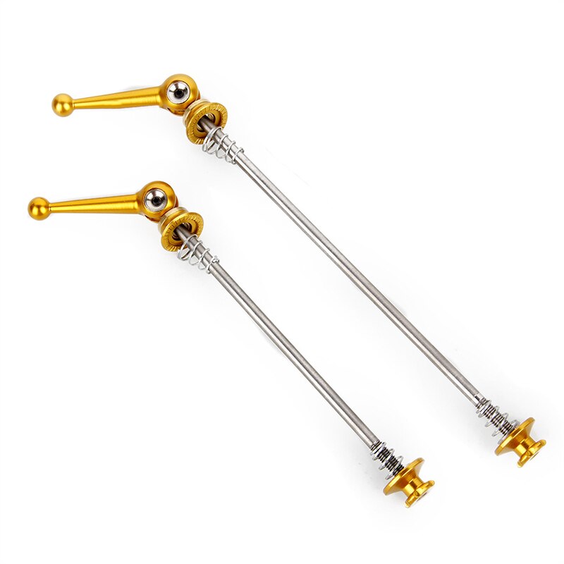 thumbnail image 2 of Silver Steel Front Bicycle Quick Release Skewer - M5 X 126mm, Universal Fit 2 of 4