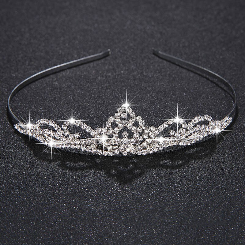 Vendita calda di Cristallo Perle Della Lega Diademi e Corone Da Sposa Copricapo Da Sposa Accessori Per Capelli Gioielli Bride'Tiaras Hairbands: TS-J1397-S