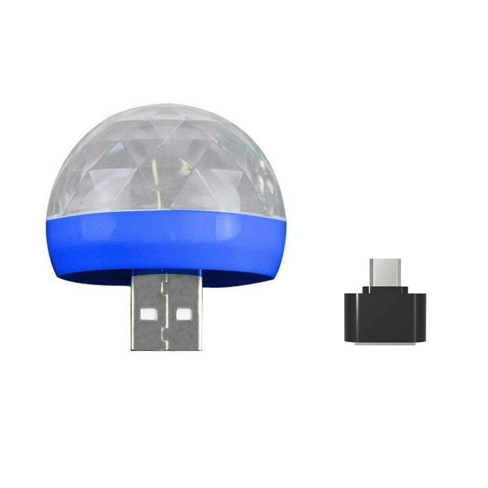 USB Mini LED RGB Disco Bühne Licht Party Club DJ KTV Weihnachten Magie Telefon Ball Lampe: G