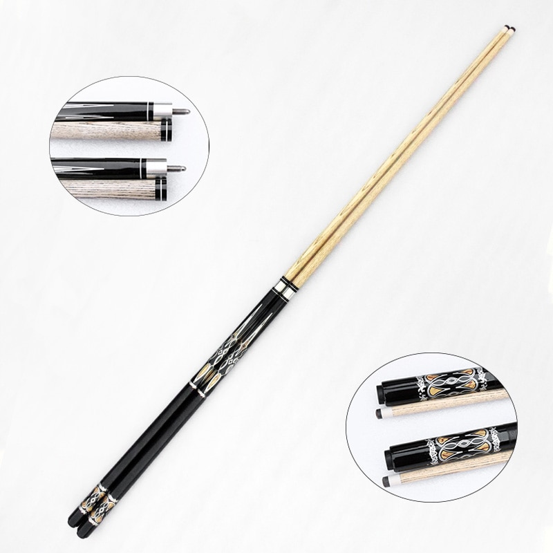 1/2-pc ash wood shaft Billiard Que Training Pool cue Stick 57inch